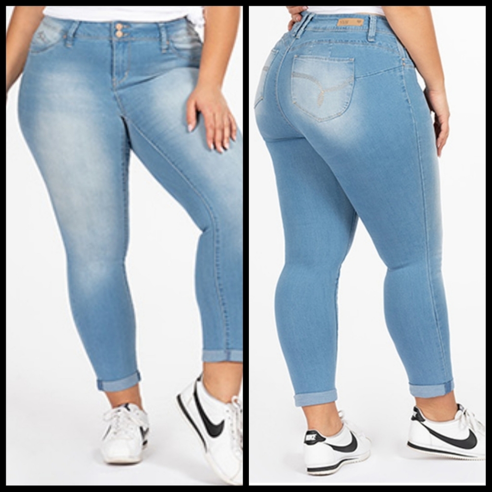 YMI Plus Size Ankle Jean